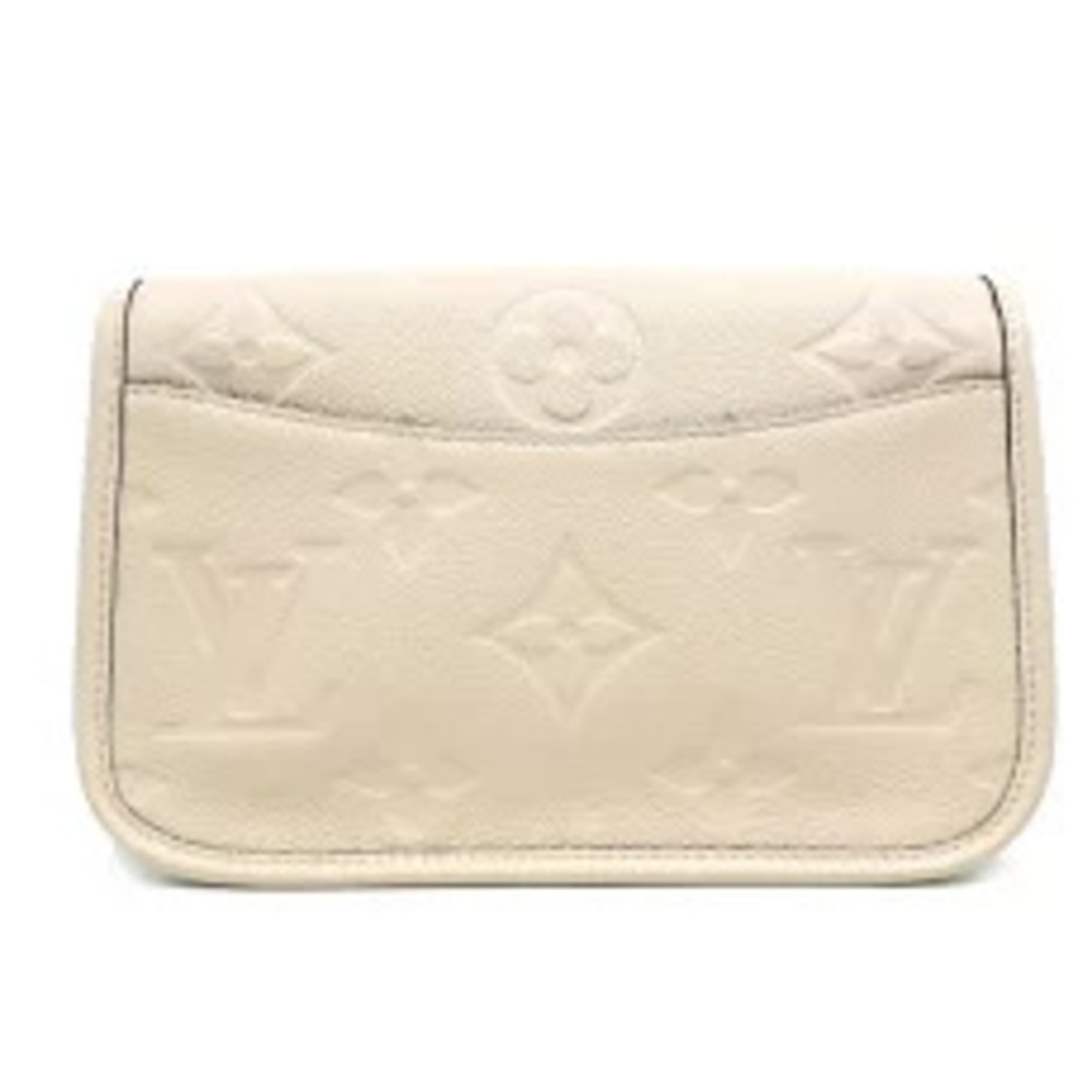 Louis Vuitton Cream Monogram Shoulder Diane Bag Empreinte